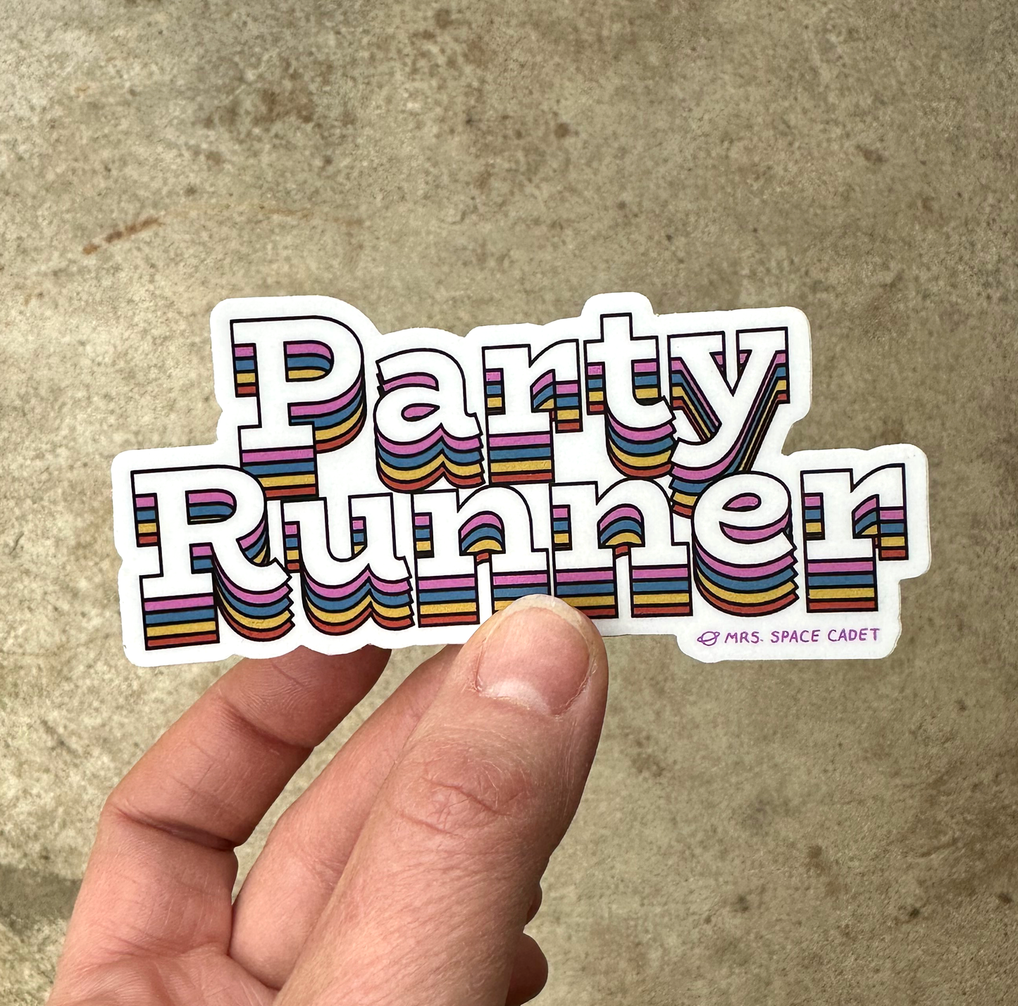 Party Runner Sticker
