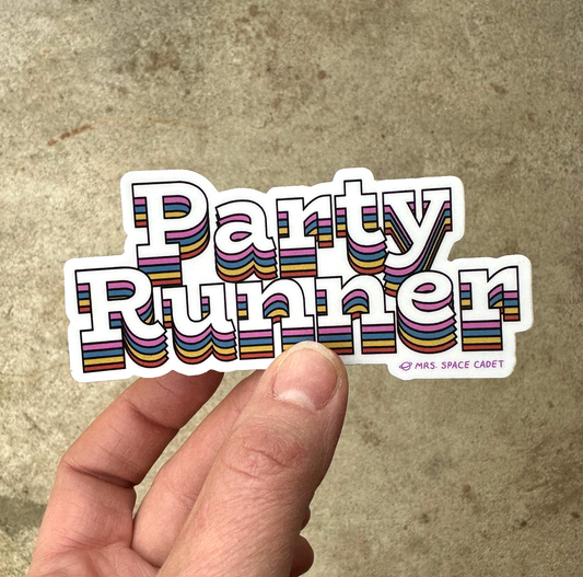 Party Runner Sticker